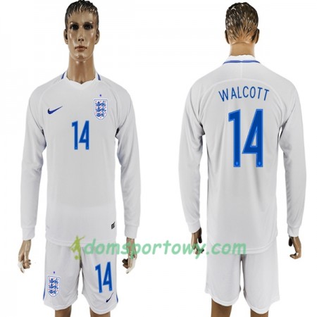 Koszulka Anglia Valcott 14 Domowe Koszulki Piłkarskie Mistrzostwa Świata 2018 Długi Rękaw